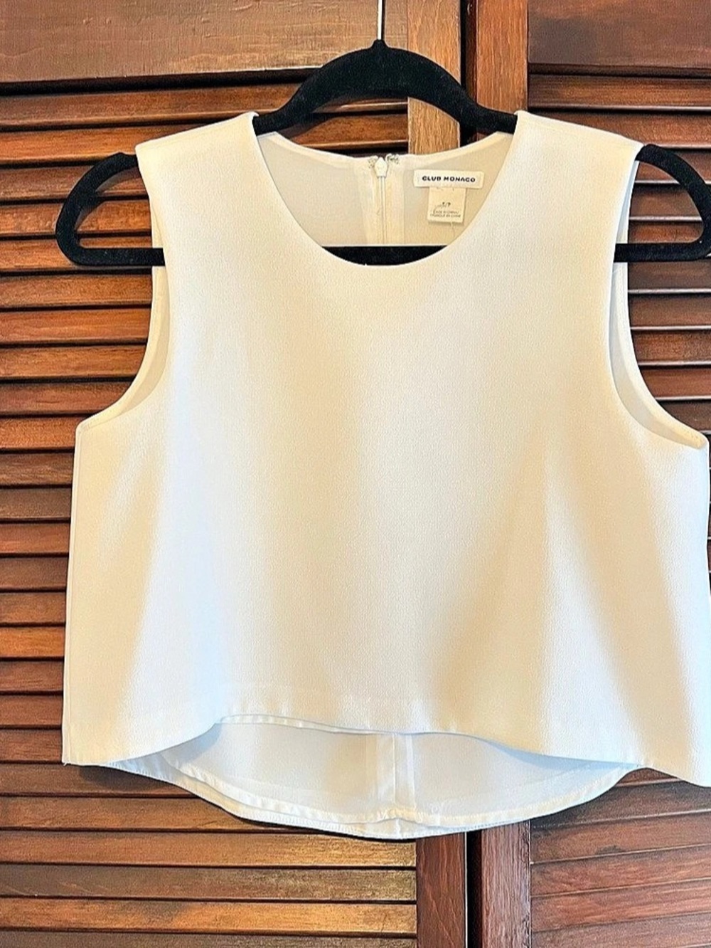 Club Monaco Midian Chemise Top White
